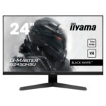 IIYAMAiiyama G-MASTER Black Hawk G2450HSU-B1 - LED monitor - 24" (23.8" viewable) - 1920 x 1080 Full HD (1080p) @ 75 Hz - VA - 250 cd / m² - 3000:1 - 1 ms - HDMI, DisplayPort - speakers - matte black