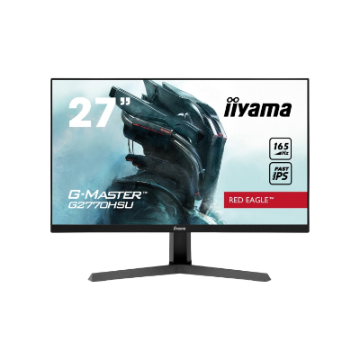 IIYAMAiiyama G-MASTER Red Eagle G2770HSU-B1 - LED monitor - 27" - 1920 x 1080 Full HD (1080p) @ 165 Hz - Fast IPS - 250 cd / m² - 1100:1 - 0.8 ms - HDMI, DisplayPort - speakers - matte black