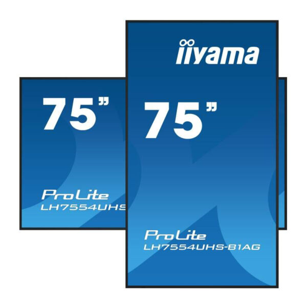 IIYAMA75" 3840x2160, UHD IPS panel, 500cd/m², iiSignage2 (CMS/DMS), Android 11 OS