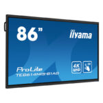 IIYAMA86" iiWare11 , Android 13, 50-Points PureTouch IR+ with zero bonding, 3840x2160, UHD IPS panel, Multi-Screen Display, Metal Housing, Fan-less, Speakers 2x 8W + 2x 18W front and up facing, Microphone Array 8x, VGA, HDMI 4x