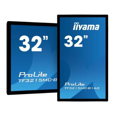 IIYAMA32" PCAP  Anti-glare Bezel Free 30-Points Touch Screen, Anti-Fingerprint coating, 1920x1080, AMVA3 panel, 24/7 operation, 500cd/m², 3000:1, 8ms, Landscape, Portrait, Open frame model