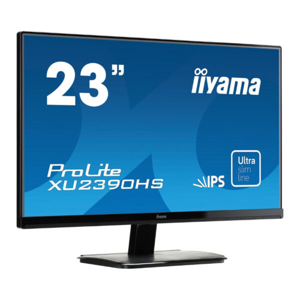 IIYAMAiiyama ProLite XU2390HS-1 - LED monitor - 23" - 1920 x 1080 Full HD (1080p) - IPS - 250 cd / m² - 1000:1 - 4 ms - HDMI, DVI-D, VGA - speakers - black