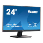 IIYAMAiiyama ProLite XU2494HS-B2 - LED monitor - 24" (23.8" viewable) - 1920 x 1080 Full HD (1080p) @ 75 Hz - VA - 250 cd / m² - 3000:1 - 4 ms - HDMI, DisplayPort - speakers - matte black