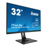 IIYAMAiiyama ProLite XUB3293UHSN-B1 - LED monitor - 31.5" - 3840 x 2160 4K @ 60 Hz - IPS - 350 cd / m² - 1000:1 - 4 ms - HDMI, DisplayPort, USB-C - speakers - matte black